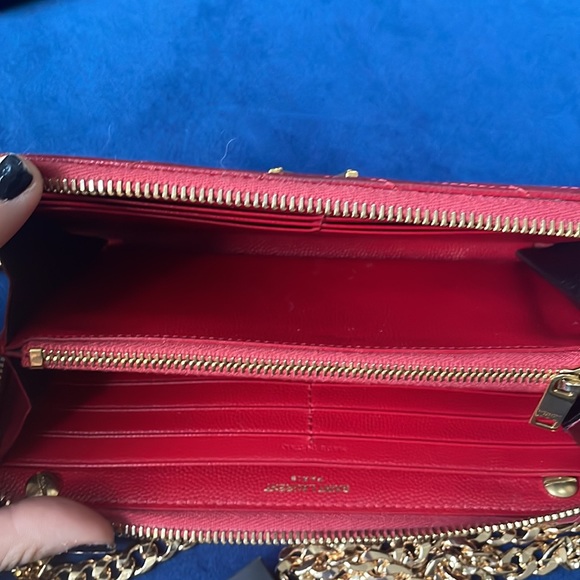 YSL wallet on chain. Yves Saint Laurent - Picture 8 of 8